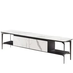 কাস্টম ভিলা মার্বেল শীর্ষ টিভি মন্ত্রিসভা