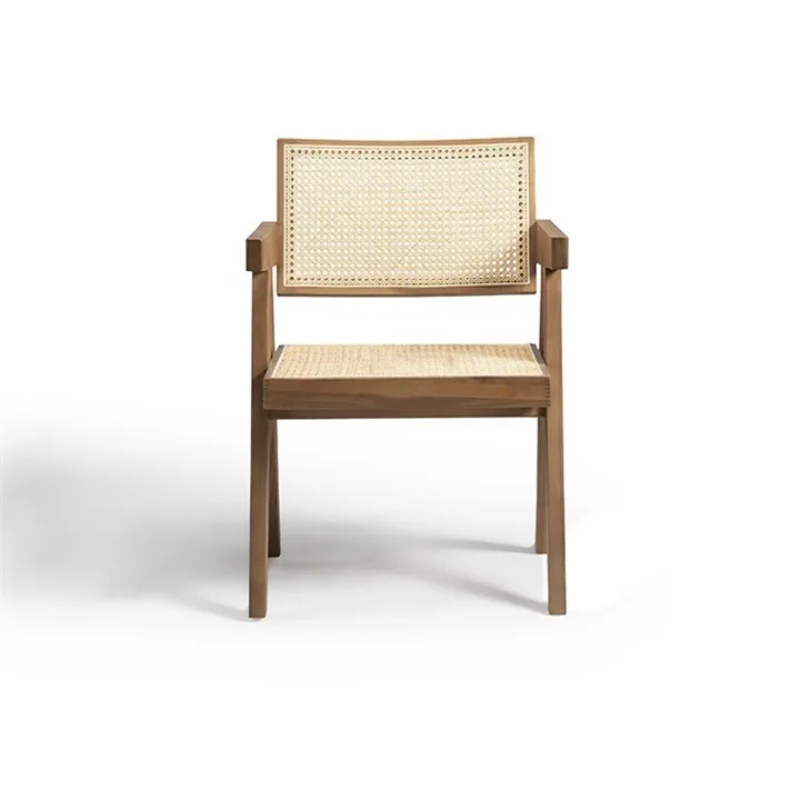 Wooden Rattan Armchair